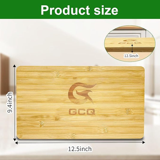 GCQ Bamboo Cutting Board designed for Panasonic NB-G110P FlashXpress Toaster Oven, With Heat Resistant Non-Skid Silicone Feet, Creates Extra Storage Space, Protects Cabinets& Countertop
