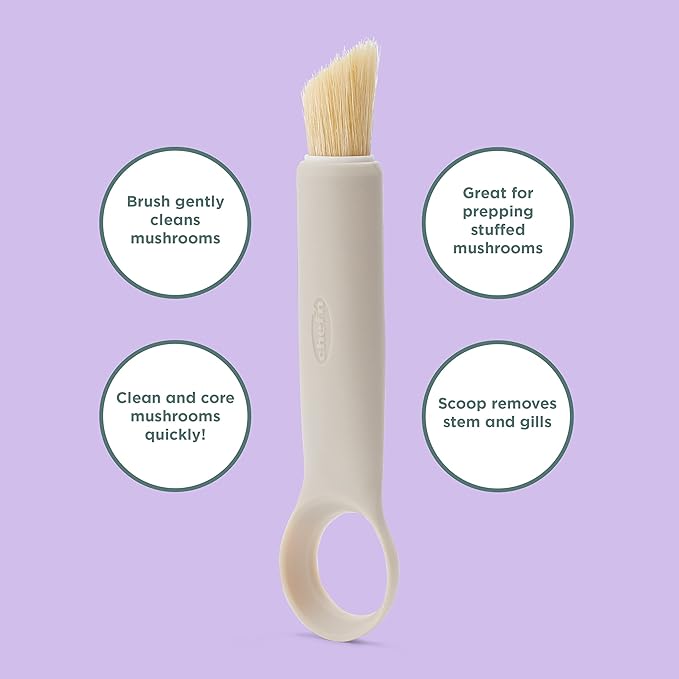 Chef’n 2-in-1 ShroomBroom Mushroom Cleaning Brush and Corer