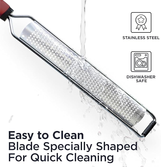 Deiss PRO Lemon Zester & Heavy Duty Cheese Grater and Deiss PRO Premium Swivel Vegetable Peeler