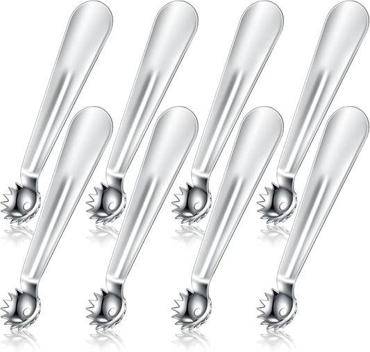 Baderke 8 Pcs Tomato Stem Corer Strawberry Baller Stainless Steel Strawberry Huller Tool Fruit Vegetable Stem Remover