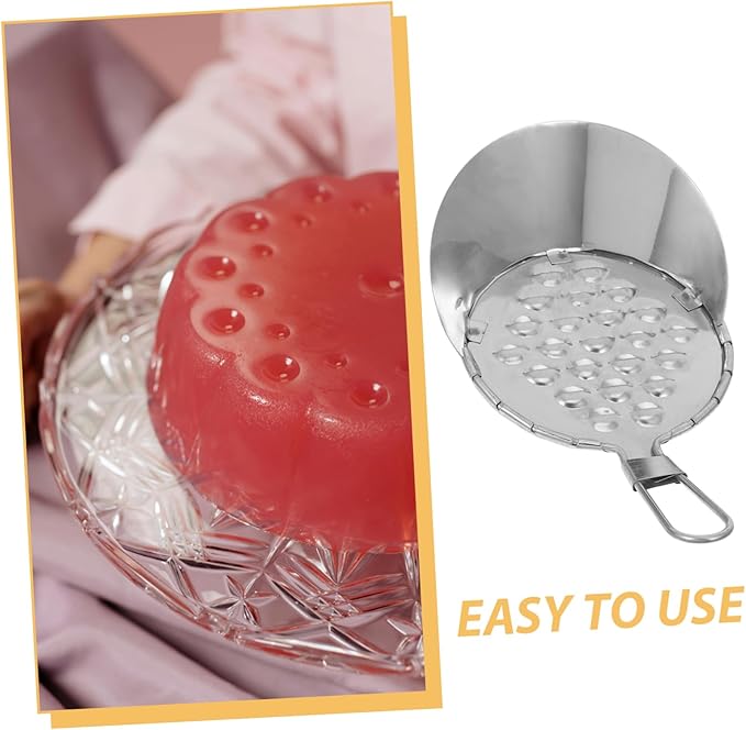 2pcs Stainless Steel Jelly Scraper Cheese Zester Tool for Block Cheese Manual Kitchen Gadgets Cold Noodle Scraper Onion Chopper Spaetzle Press