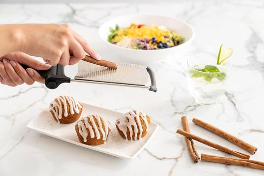 CUISIPRO Surface Glide Technology Stainless Steel Folding Handle Grater, Fine