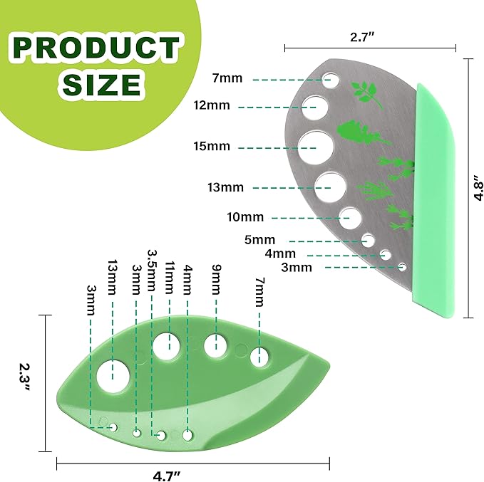 Herb Scissors, Premium Stainless Steel 5 Blade Kitchen Salad Scissors Dishwasher Safe, Sharp and Convenient 5 Blade with Safety Cover, Herb Stripping Tool and Cleaning Comb