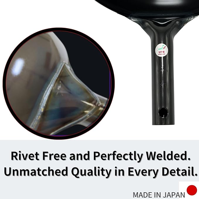 Kanda Iron Beijing Wok - Lightweight and Durable - Perfect for Authentic Japanese Cooking - 14.2 inch 36cm