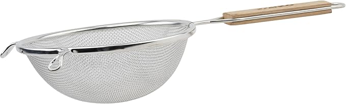 Winco Strainer, 6.25-Inch Diameter, Medium Single Mesh