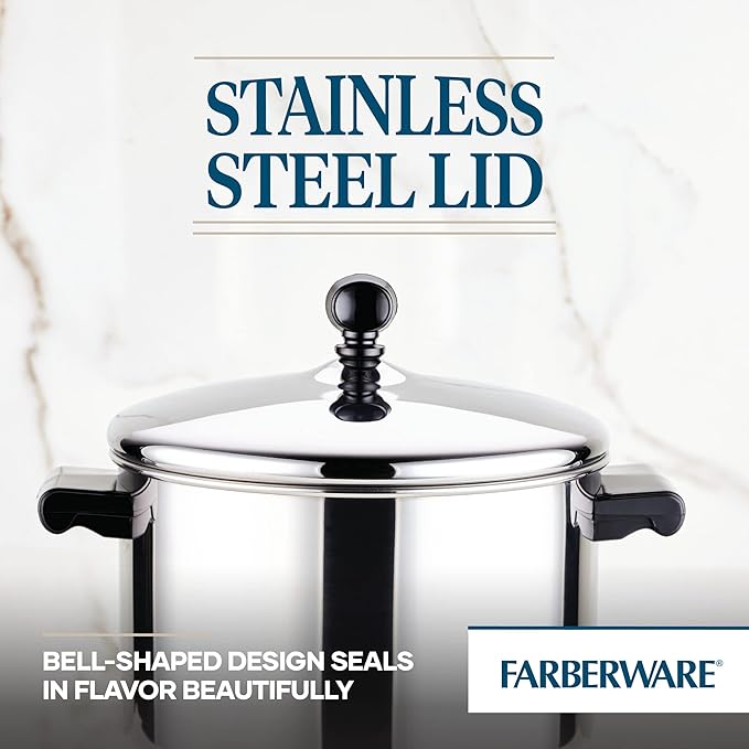 Farberware Classic Stainless Steel 4-Quart Covered Saucepot - - Silver (Pack of 4)