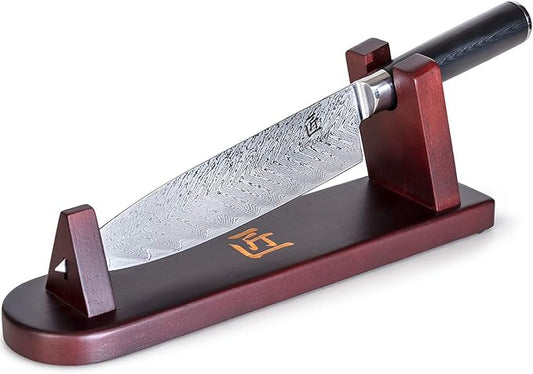Deco Chef Professional Chef Knife 8-inch Damascus High Carbon Steel - 67 Layers AUS-10 Razor Sharp Japanese Quality with Full Tang Ergonomic Handle, Sharpening Guide Included