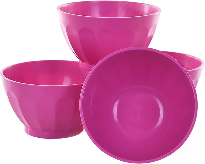 Mintra Home Unbreakable Bowls 4pk (Small - 250ml, Purple)