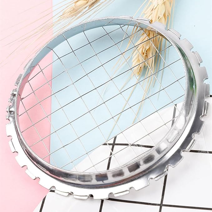 Egg Slicer, Stainless Steel Wire Grid Egg Slicer, Multipurpose Egg Chopper, Kitchen Hard Boiled Egg Slicers Tool for Soft Fruits Strawberry Tomato Onion Mushroom Cube