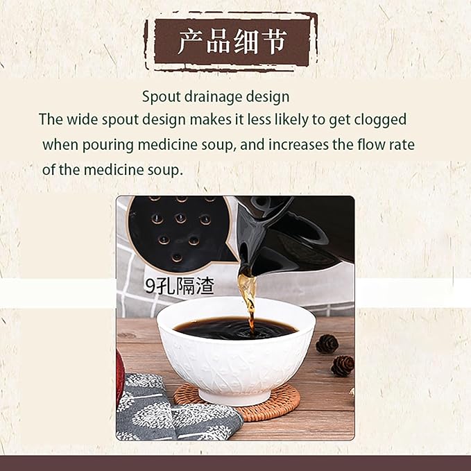 Electric Herbal Medicine Cooker, 4L Automatic Decoction Pot with Audible Reminder & Heat Preservation for Tea & Soup