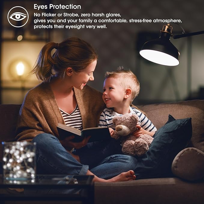 Vintage LED Edison Bulbs, 6W, Equivalent 60W, High Brightness Cool White 4000K, ST58 Antique LED Filament Bulbs with 90+ CRI, E26 Medium Base, Dimmable, Clear Glass, Pack of 6