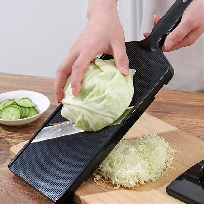 Mandoline Food Slicer Cabbage Grater Manual Cutter Vegetable Grater Julienne Slicer Waffle Fruit Kitchen Potato Cutter,large