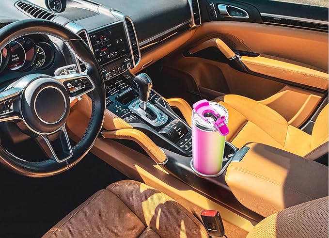 Meoky 24 oz Travel Coffee Mug with Leak-proof Lid, Stainless Steel Insulated Coffee Tumbler, Keeps Hot for 8 Hours or Cold for 24 Hours, Fits in Car Cup Holder (Mint Petal)