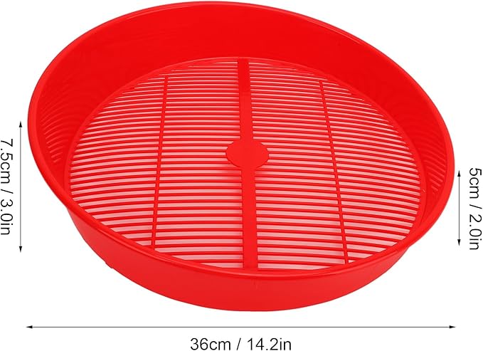 Fruit Vegetable Washing Food Strainers, Plastic Blueberry Sieve Washing Sieve Strainer Basket Plastic Fruits and Vegetable Washing Basket for Pasta, Spaghetti, Berry, Salads