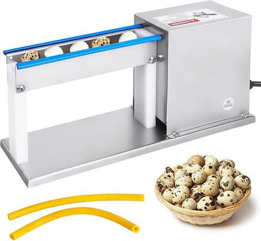 JIAWANSHUN Electric Quail Egg Peeler Machine Semi-automatic Quail Egg Peeler Sheller for Boiled Quail Egg 110V