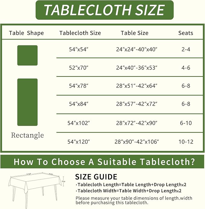 Rectangle Table Cloth,100% Waterproof Tablecloth Oil Proof Spill Proof Vinyl Table Cloth, Wipe Clean Plastic Table Cover for Dining, Camping, Indoor and Outdoor 54" x 102",Flower