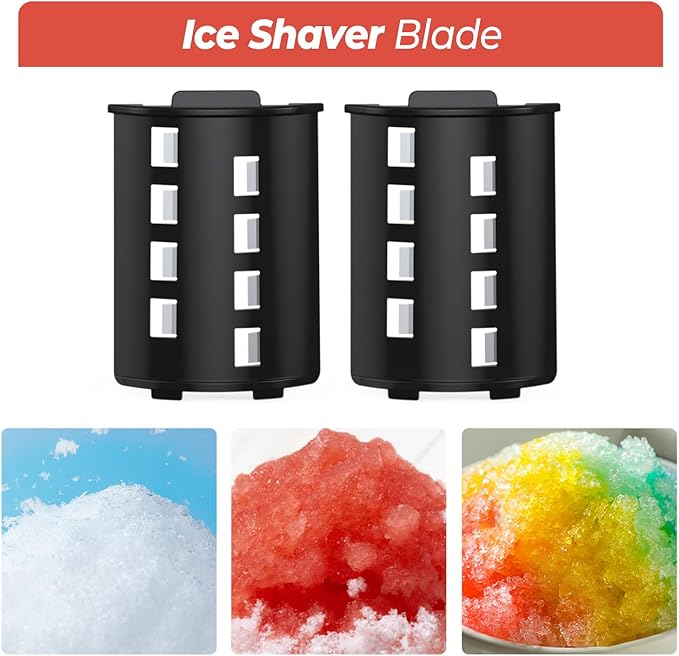 Electric Cheese Grater Attachments, Ice Shaver Blade, Sharp Blades Quickly Make Delicate And Delicious Smoothies (1 Pair)