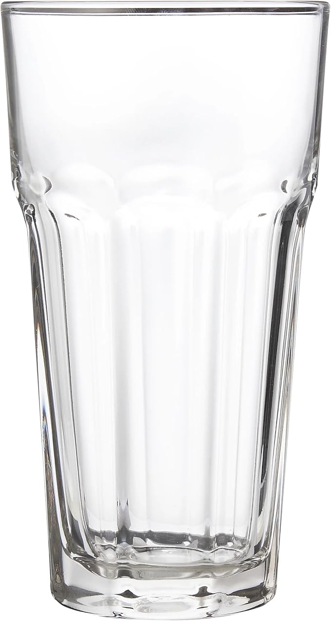 (4 Pack) 20 oz Iced Tea Glasses, Clear Drinking Glasses for Everyday Use