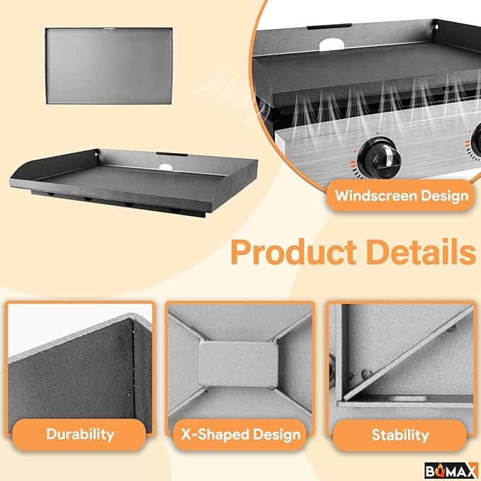 Upgrade Griddle Top for Blackstone 22 Inch 1666 1813 2304 1842, Griddle Replacement Top for 22-inch Blackstone