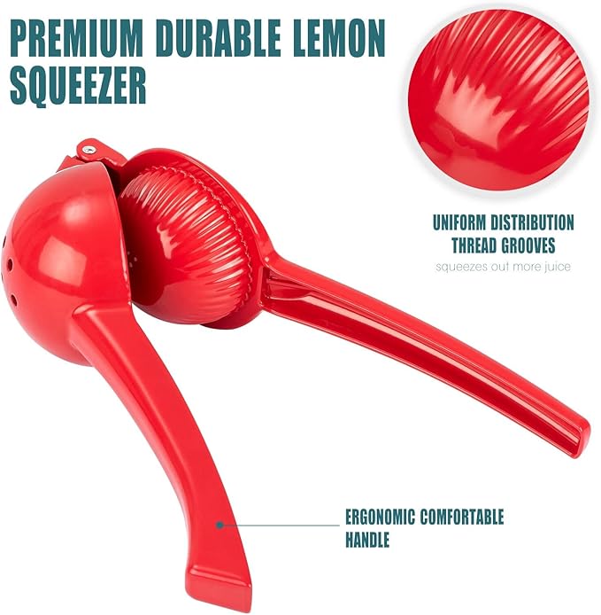 Manual Juicer Citrus Lemon Squeezer, Fruit Juicer Lime Press Metal, Professional Hand Juicer Kitchen Tool