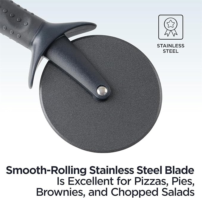 Deiss PRO Lemon Zester & Heavy Duty Cheese Grater and Deiss Lux Heavy Duty Pizza Cutter