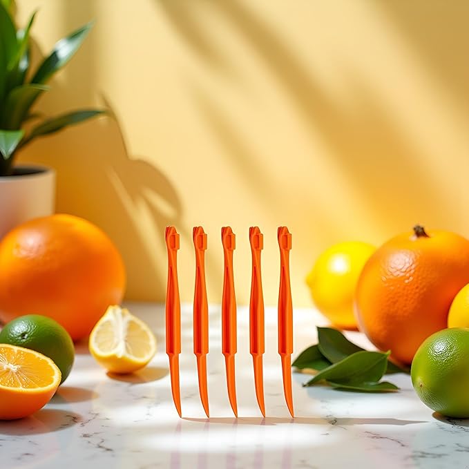 5Pcs Plastic Orange Peeler Remover Multifunctional Easy Open Orange Peeler Tool Fast Peeling Knife Citrus Lemon Cutter Fruit Opener Tools,Peelers,Peeling, Grating and Slicing Tools