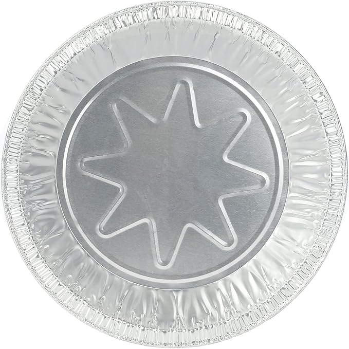 MT Products 8 Inch Outer Rim Disposable Aluminum Foil Tart/Pie Pan 1.25" Deep - Inside Measures 7 inches x 1.25 inches -(Thicker 45 Gauge) (1000 Pieces)
