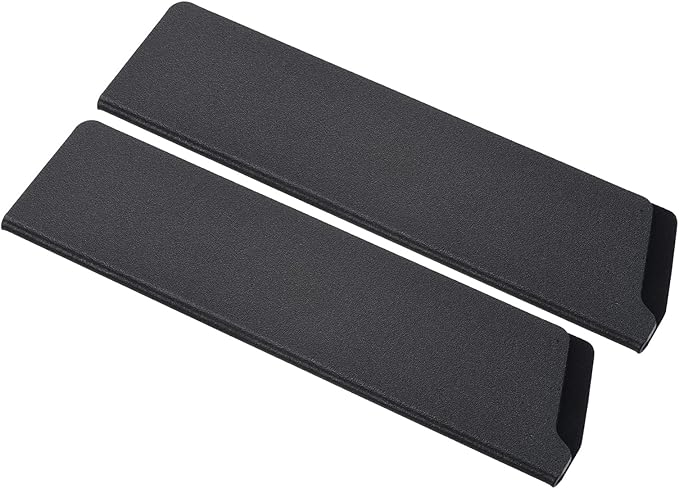 PATIKIL ABS Knife Cover Sleeves for 8" Chef Knife, 2 Pack Knives Edge Guard Blade Protector Universal Knife Sheath for Home Kitchen, Black