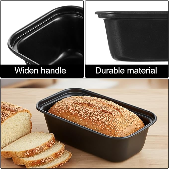 Meyeyaia 24 Pcs Mini Loaf Pans for Baking Bread,Non Stick Small Loaf Pans Banana Bread Tins,6.1 x 3.35 x 1.77 Inches Nonstick Tiny Meatloaf Pan Carbon Steel for Oven and Baking