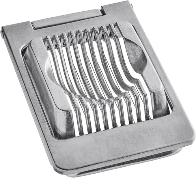 Aluminum Egg Slicer Cutter Kitchen Tool with Stainless Steel Wire Dishwasher Safe (Square)