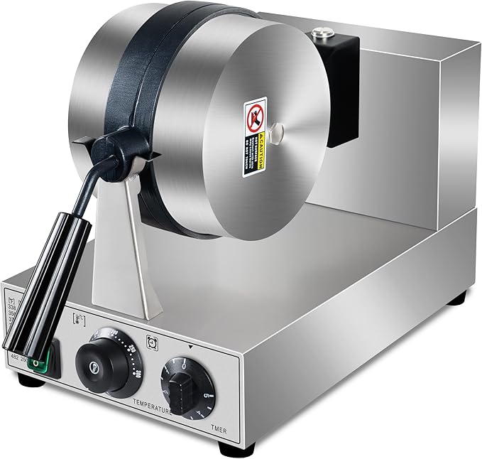 Ice Cream UFO Burger Maker, Electric Burger Waffle Maker, rotary Hamburger sandwich machine Non-stick Panini press waffle machine 110V Gelato Panini Press machine for Home Kitchen Use Breakfast