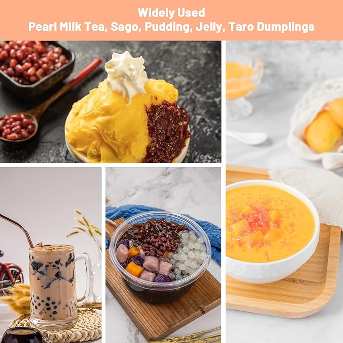 Automatic Boba Pot, 5L Commercial Boba Pot, Commercial Fully Automatic Pearl Pot,Pearl Maker for Cooking Boba Taro Ball Sago Milk Tea Touchscreen 110V