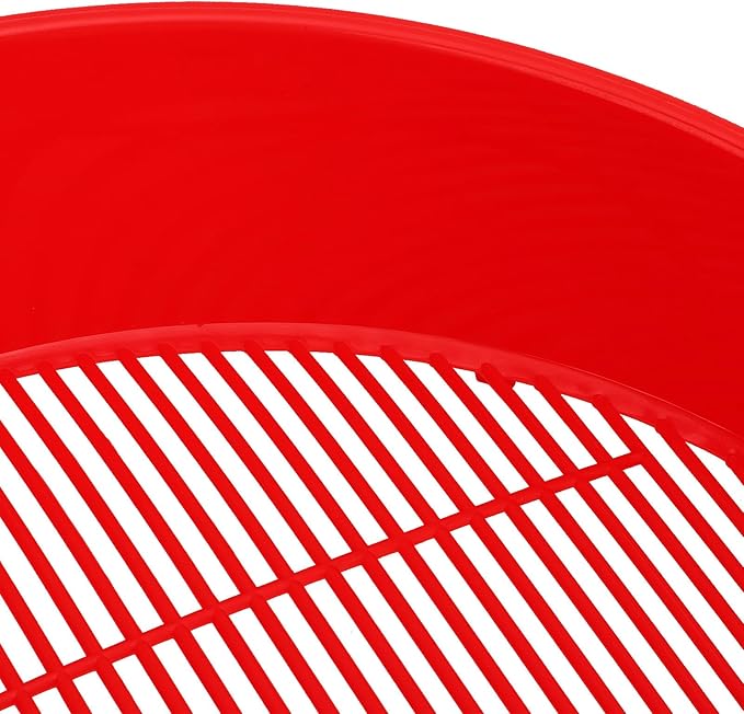 Fruit Vegetable Washing Food Strainers, Plastic Blueberry Sieve Washing Sieve Strainer Basket Plastic Fruits and Vegetable Washing Basket for Pasta, Spaghetti, Berry, Salads
