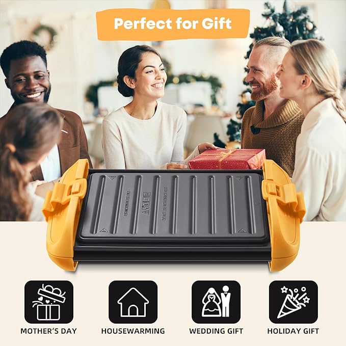 Microwave Sandwich Maker, Microwave Toastie Maker, Snack Maker & Panini Press, Microwavable Metal, Removable Non-Stick Plates Silicone Microwavable Cookware, Dishwasher Safe, Orange