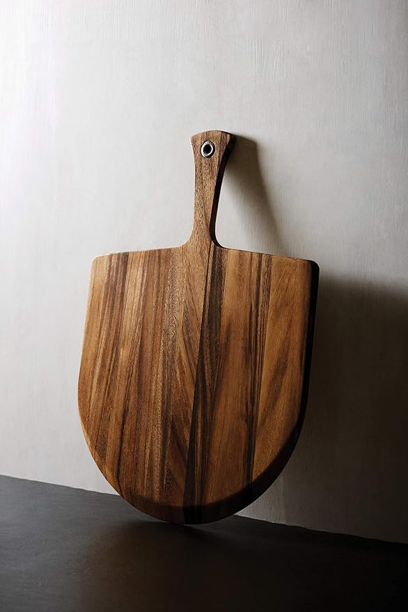 Ironwood Gourmet Napoli Pizza Peel, Acacia Wood 14 x 20 x 0.5 Inches