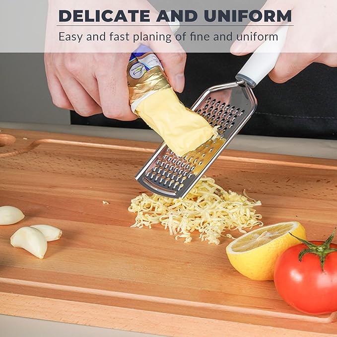 4 PCS Cheese Grater Set-Kitchen Professional Stainless Steel Handheld Zester,Cheese Graders for kitchen,Zester Grater with Handle,graters, peelers & slicers for Food