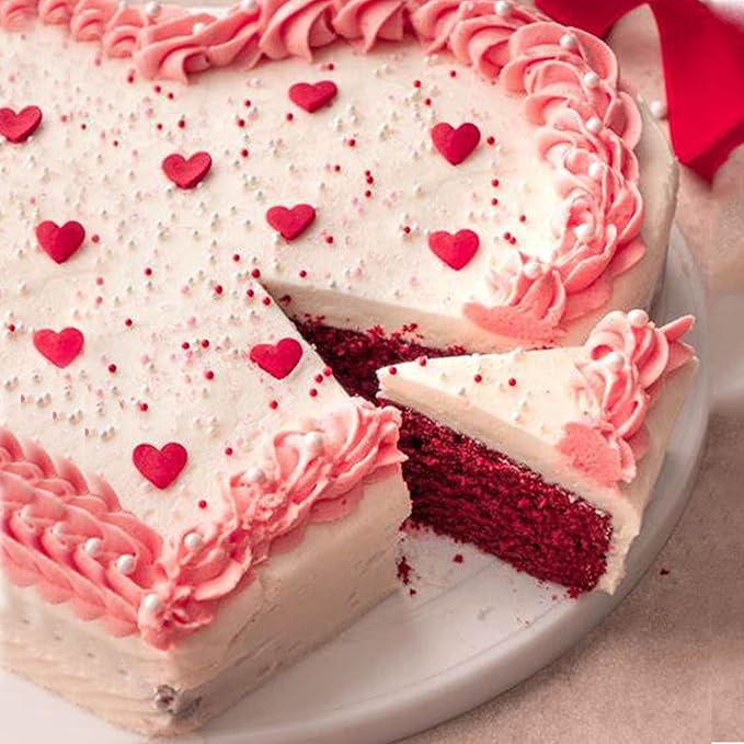 kefyixc 8 Inch Heart Shaped Cake PansSet of 3