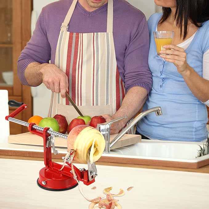3pcs Stainless Steel Apple Peeler Replacement Blades, Universal 2pcs Peeling Corer Blades with 1pc Slicing and Core Removing Blades with Storage Box for Kitchen Restaurant Picnic