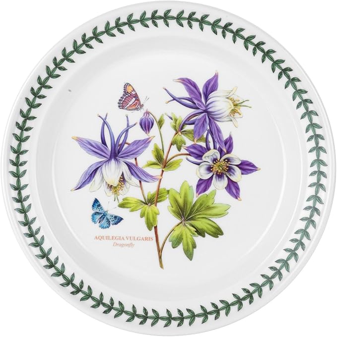 Portmeirion Exotic Botanic Garden Dinner Plate with Dragonfly Motif