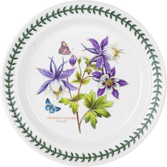 Portmeirion Exotic Botanic Garden Dinner Plate with Dragonfly Motif