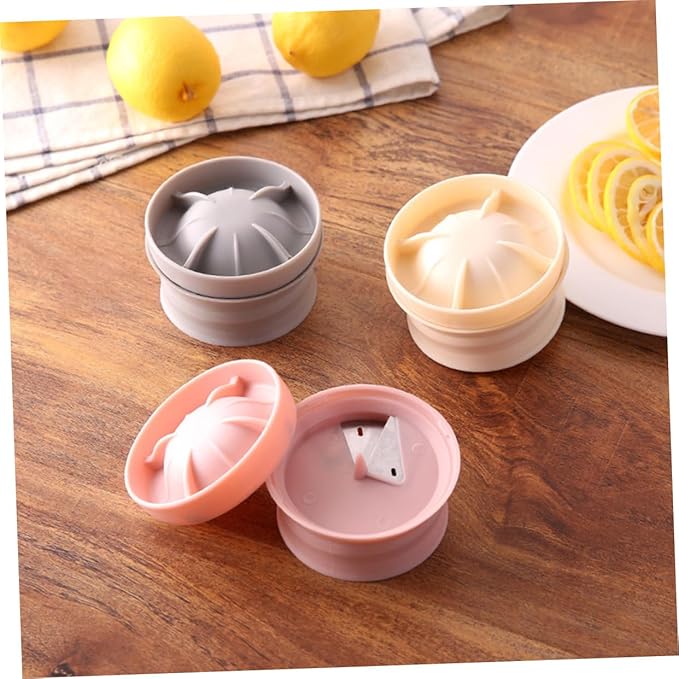 Mikinona 2pcs Manual Fruit Slicer Ergonomic Lemon Cutter Sharp Needle for Effortless Slicing Random Colors Kitchen Gadget for Fruit Display and Salad Preparation