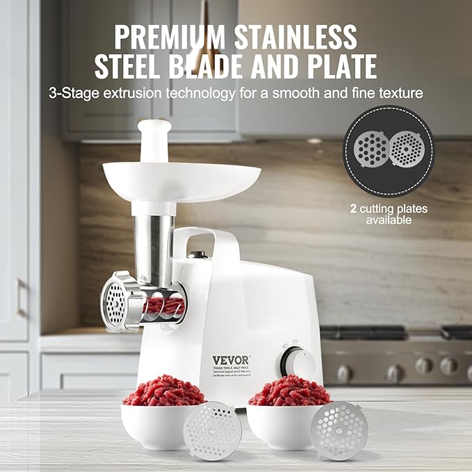 VEVOR Electric Tomato Strainer, 300W Tomato Sauce Maker Machine, 4 LBS/Min Food Strainer and Sauce Maker, Pure Copper Motor Food Mill with Reverse Function for Tomato Strawberry Blueberry Sauce