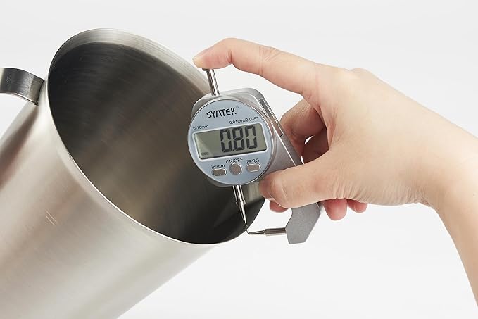 CURTA 18/8 Stainless Steel Measuring Cup with Handle and Pour Lip, Metal Pitcher with Oz and ML marking, 32 OZ/1000 ML- 4 Cup), Heavy-Duty Pitcher