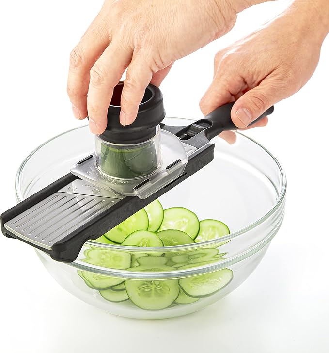 PL8 Professional Thin Slicer – Adjustable Stainless Steel Mandoline for Precision Slicing of Garlic, Radishes, Carrots, Cucumbers, and More