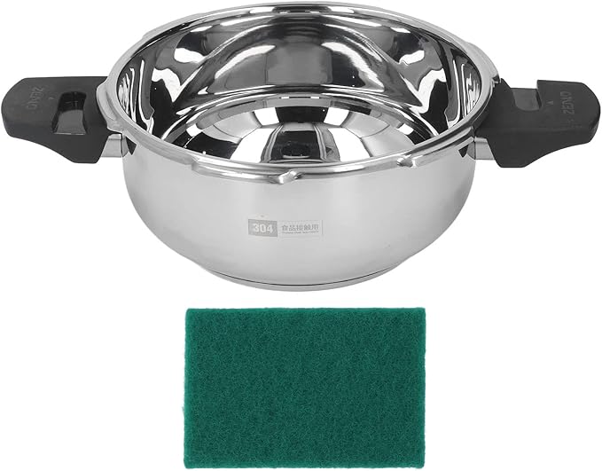 Stainless Steel Pressure Cooker, 1.8L Electric Pressure Cooker 1.8 Liter Mini Pressure Cooke Slow Cooker Explosion Proof Rice Cooker Yogurt Maker Cake Maker Egg Cooker Hot Pot