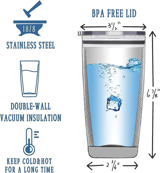 ARIABLE Funny Gifts for Brother from Sister, Brother - Christmas Gag Gifts For Men, 20oz Engraved Tumbler, Black