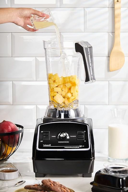 Turbosaver TB79 Professional Blender 1800W – 3.5HP, 35,000 RPM, Commercial Grade, Ice Crushing, 3.6L Tritan Jar