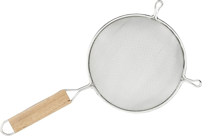 Winco Strainer, 6.25-Inch Diameter, Medium Single Mesh