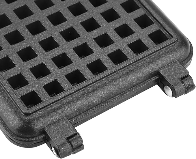 Cocoarm Stovetop Waffle Maker, Waffle Maker Cast Iron Non Stick Waffle Maker Pan Press Plate Cooking Baking Tool for Breakfast 5.5 x 12.4 inch