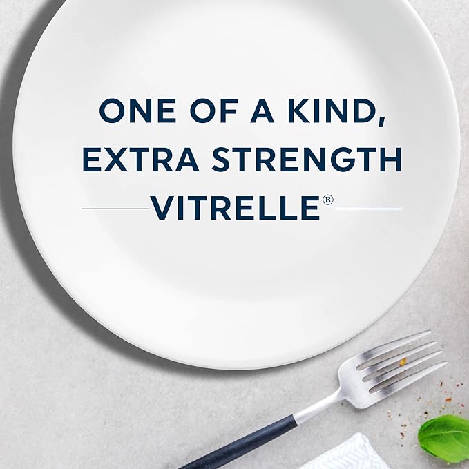 Corelle Vitrelle 6-Piece (22-Oz) 6.25" Wide Cereal Soup Bowls, Triple Layer Glass and Chip Resistant, Lightweight Square Dinnerware Bowl Set, Splendor
